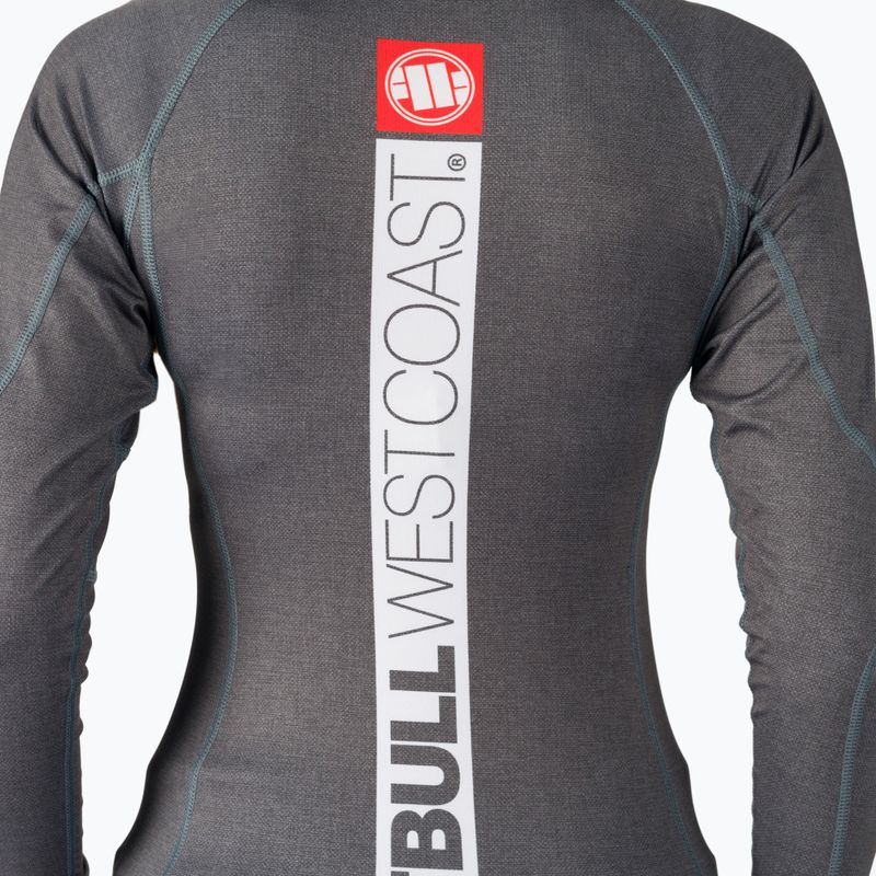 Rashguard pentru femei cu mânecă lungă Pitbull West Coast Rash L-S Hilltop grey/melange 5