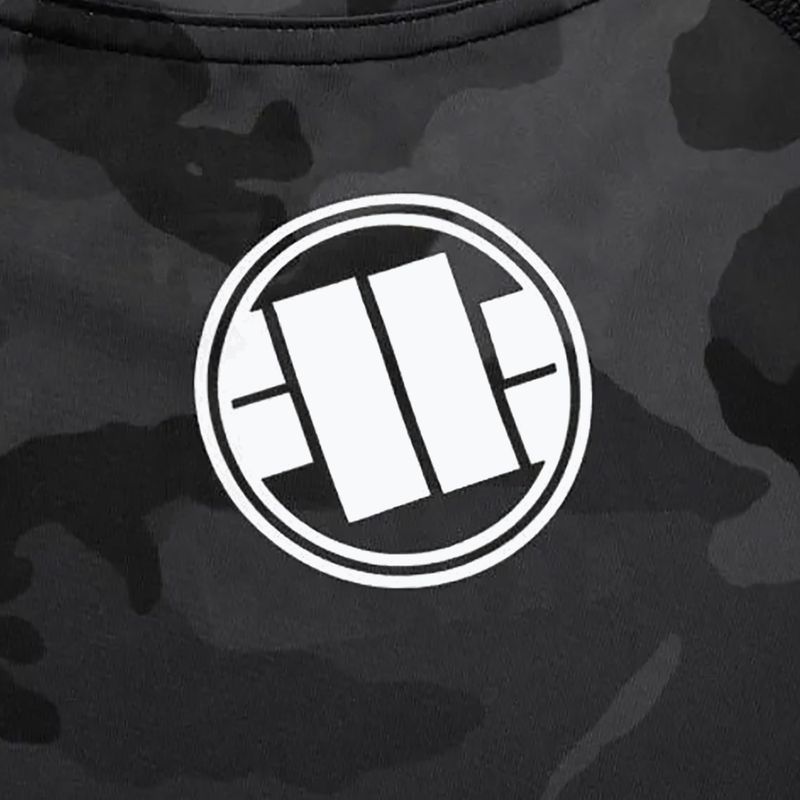 Rashguard pentru femei Pitbull West Coast Rash T-S All black camo 5