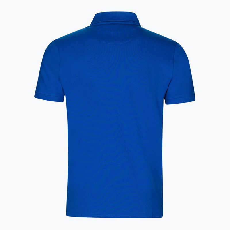 Tricou polo pentru bărbați Pitbull West Coast Polo Regular Logo royal blue 2