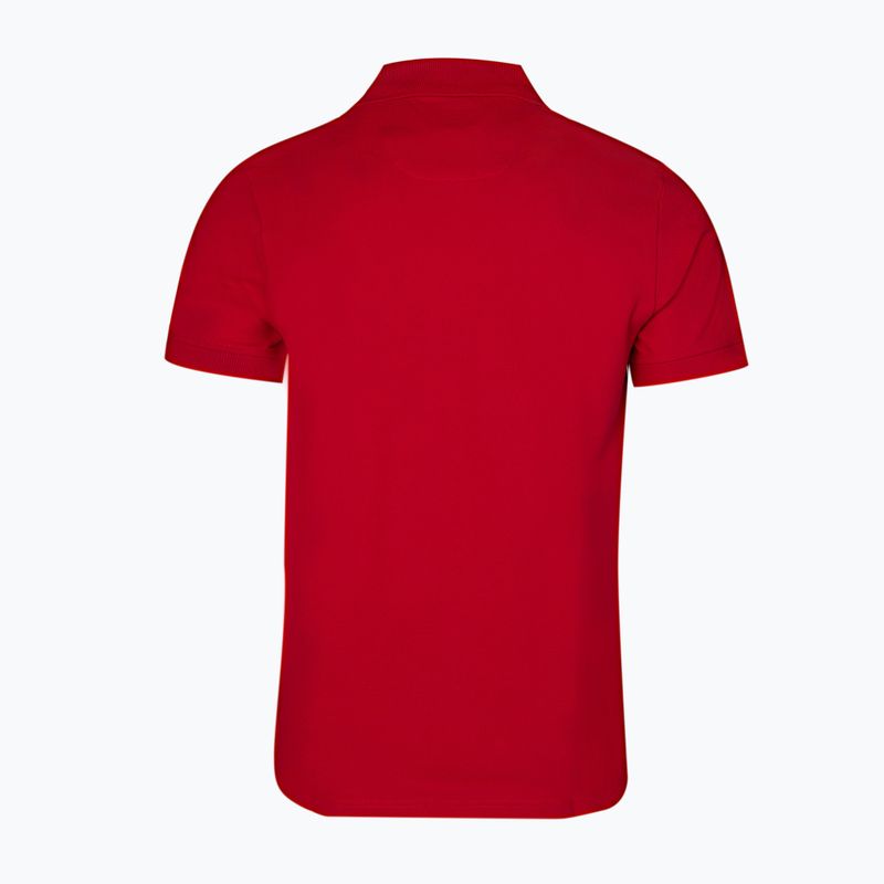 Tricou polo pentru bărbați Pitbull West Coast Polo Regular Logo red 2