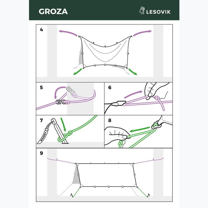Tarp Lesovik Groza mayfly green 5