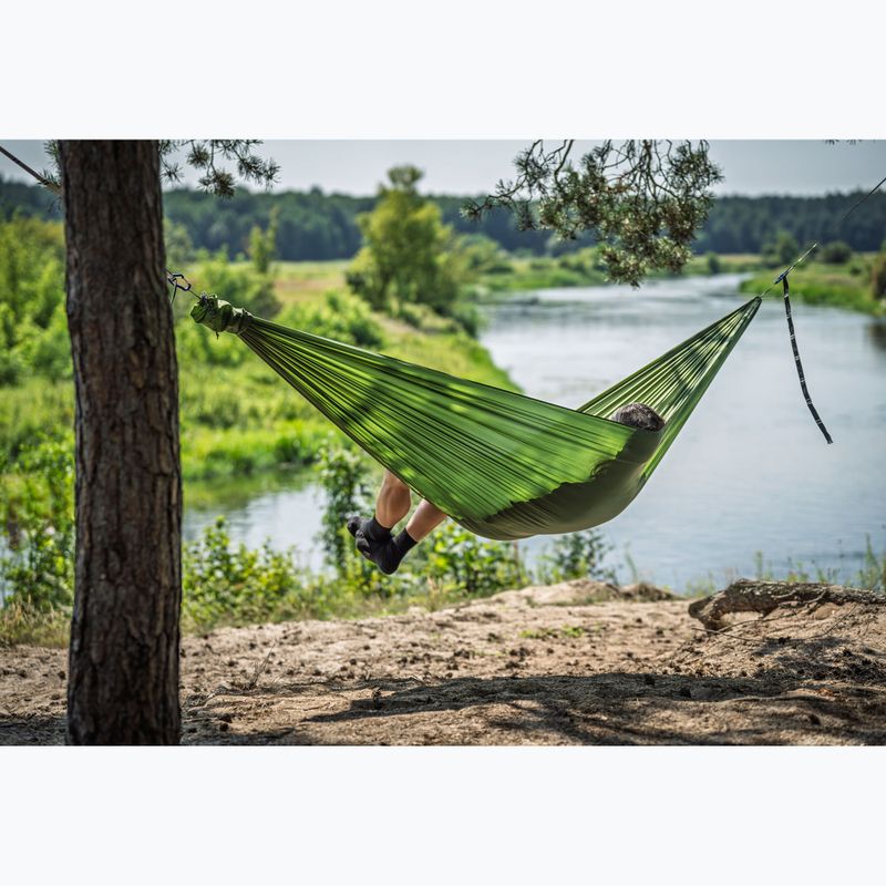 Hamac turistic Lesovik Bright treetop green 5