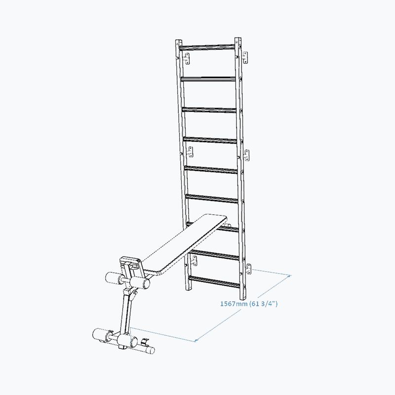 Life Fitness banc de antrenament BenchK negru BK-B310B/710B 3