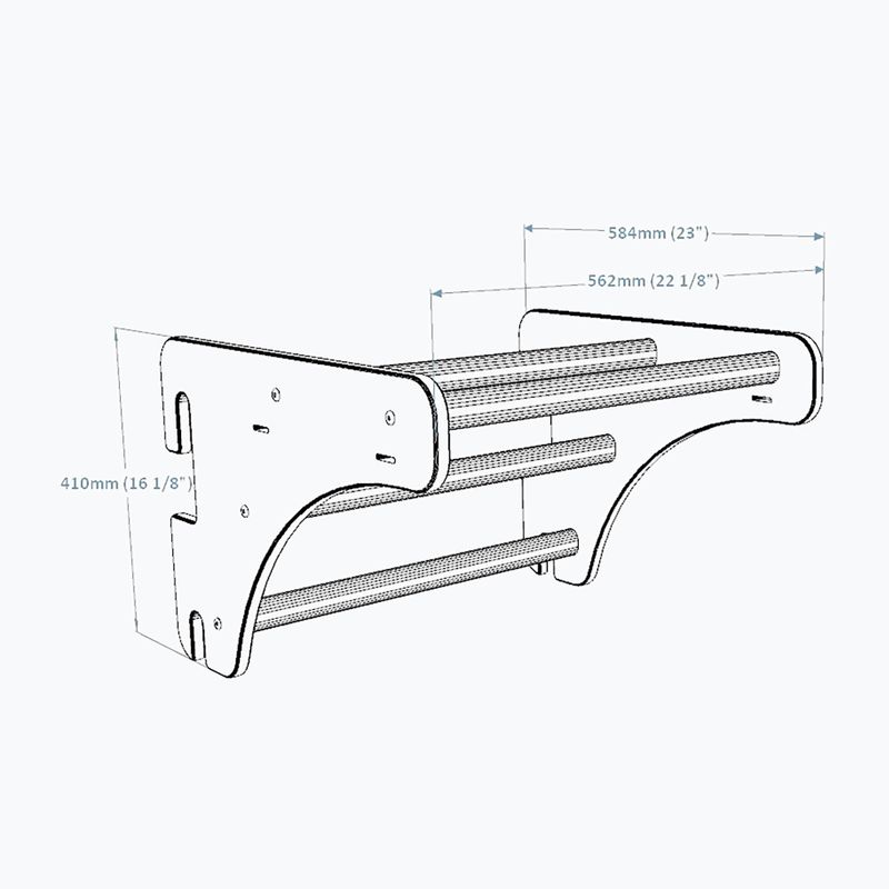 BenchK Pull Up Bar PB 204 maro BK-204 8