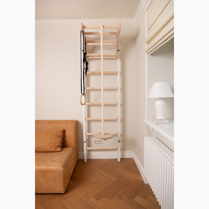 BenchK scara de gimnastică albă BK-211W+A204 10