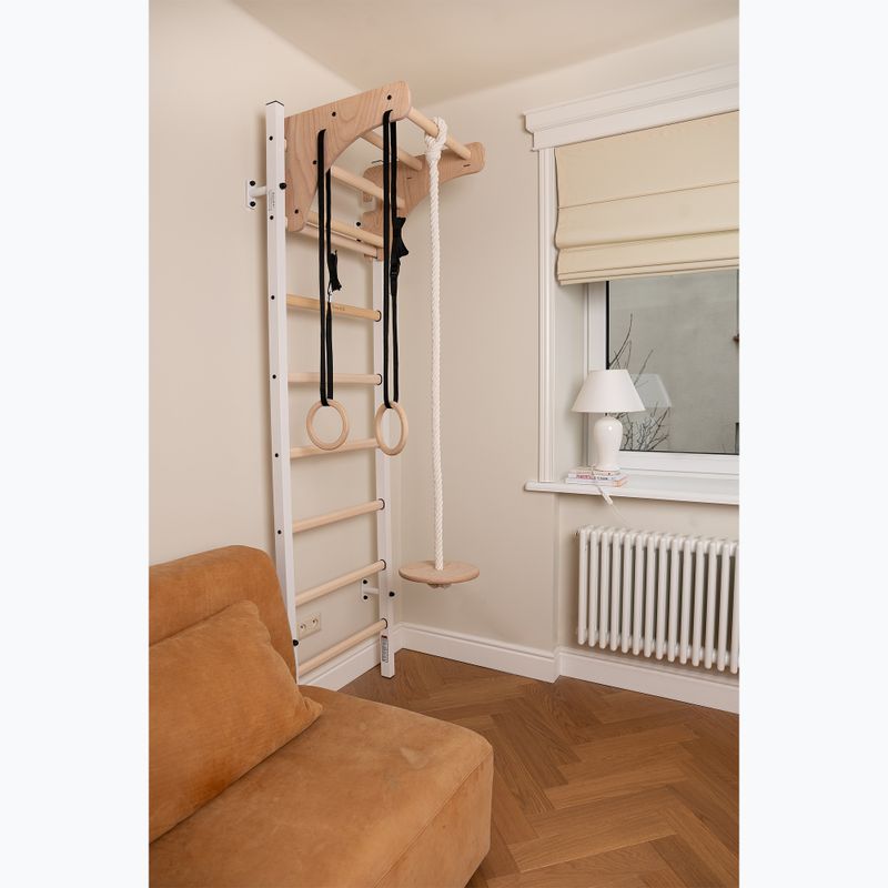 BenchK scara de gimnastică albă BK-211W+A204 13