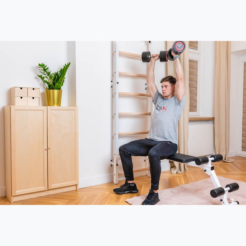 BenchK scara de gimnastică albă BK-723W 14