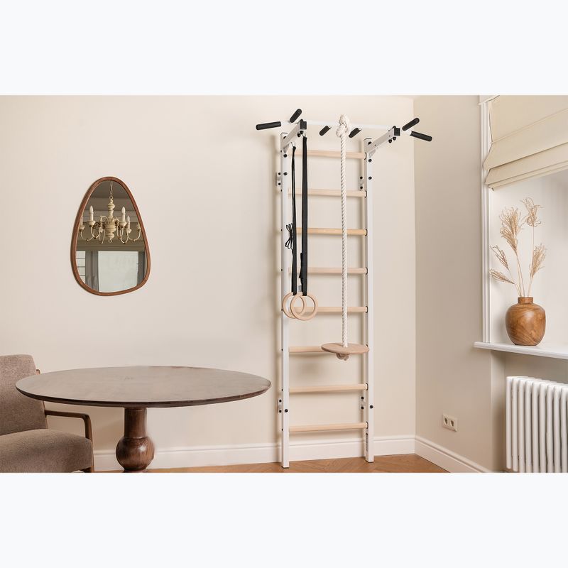 BenchK scara de gimnastică albă BK-221W+A204 11