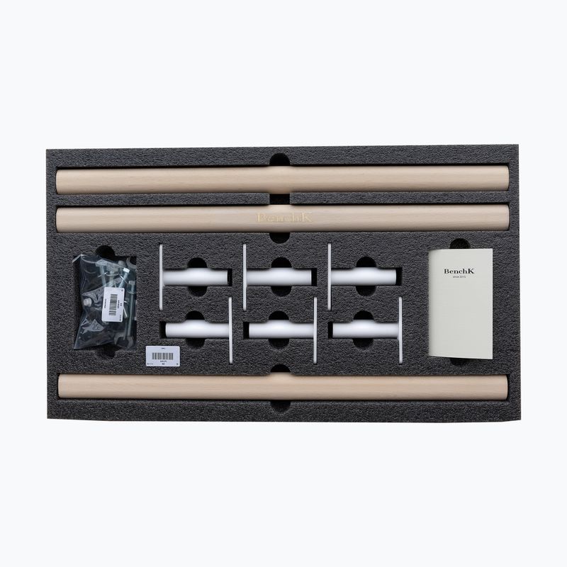 BenchK scara de gimnastică albă BK-721W+A204 3