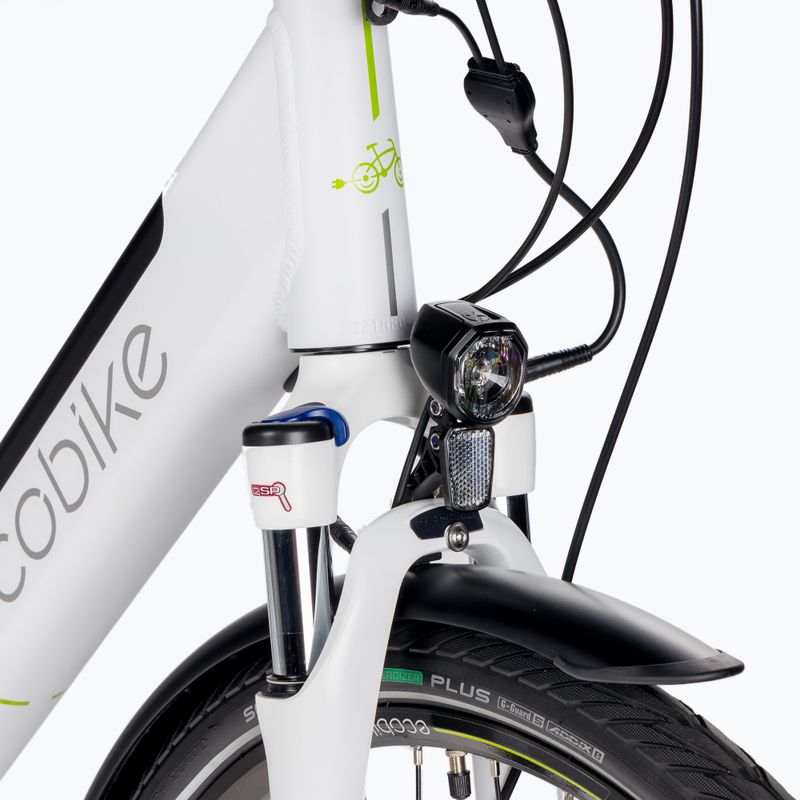 Ecobike X-Cross L/17.5Ah LG bicicletă electrică albă 1010301 6