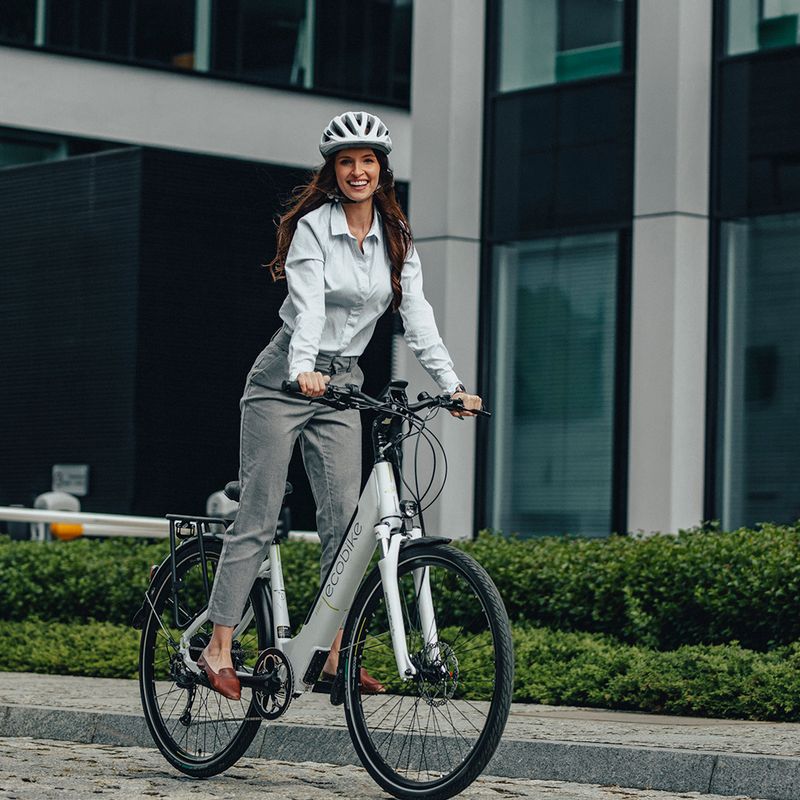Ecobike X-Cross L/17.5Ah LG bicicletă electrică albă 1010301 18