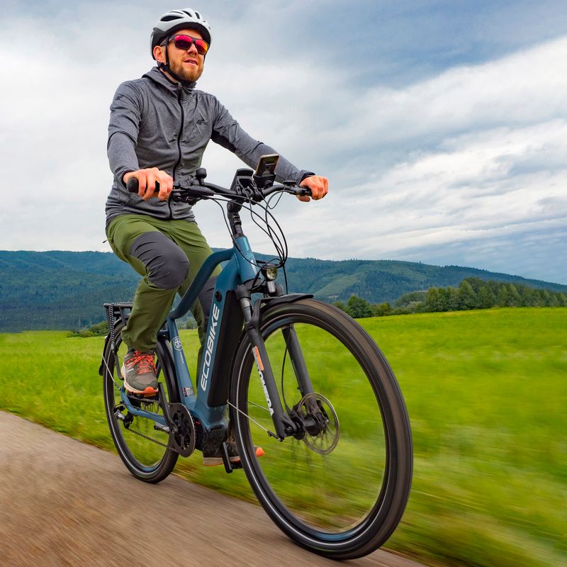Bicicleta electrică Ecobike MX500 LG albastru 1010309 17