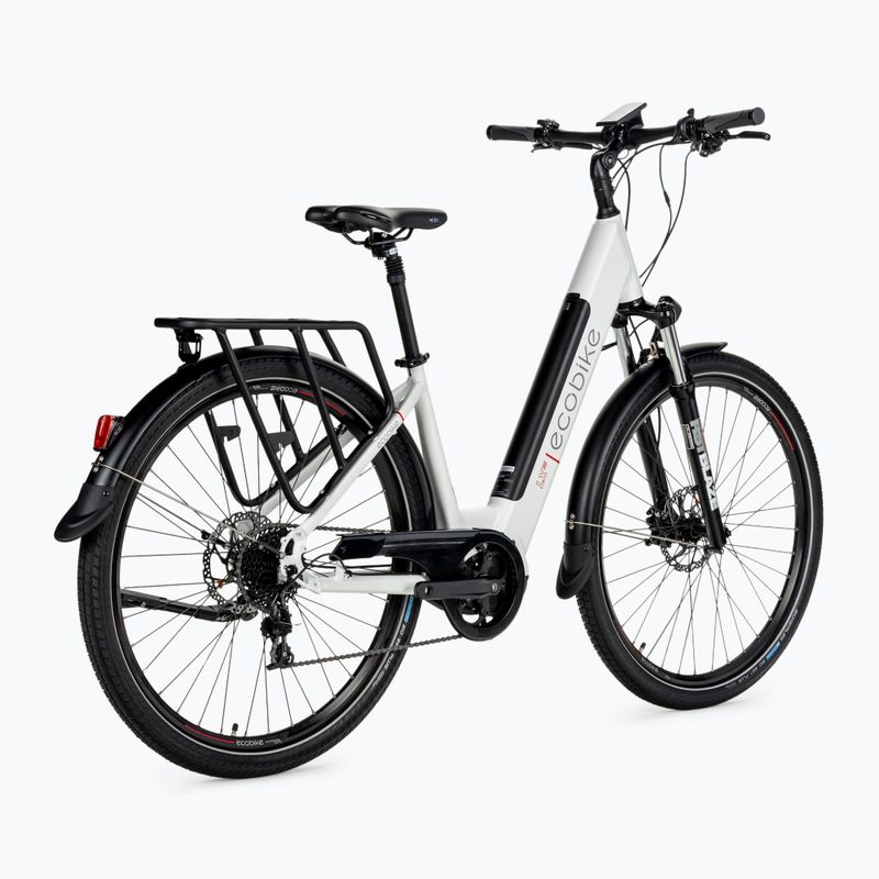 Ecobike LX300 Greenway bicicletă electrică albă 1010306 3