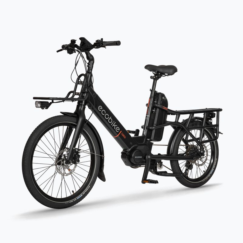 EcoBike Cargo/16Ah Trapeze Cargo+X300 10.4 AH Greenway bicicletă electrică neagră 1010503 3