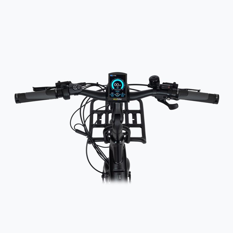 EcoBike Cargo/16Ah Trapeze Cargo+X300 10.4 AH Greenway bicicletă electrică neagră 1010503 5