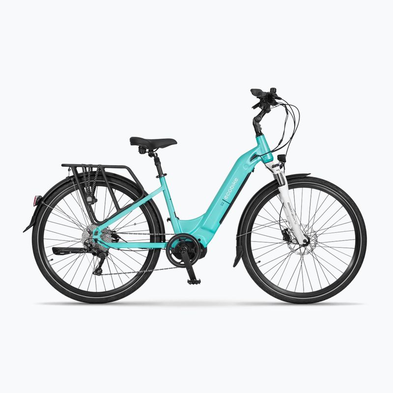 Bicicleta electrică EcoBike D2 City/14Ah Smart BMS albastru 1010318