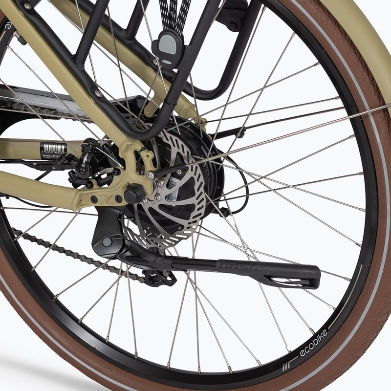 Bicicleta electrică EcoBike X-City Cappuccino/13 Ah Greenway bej 1010119 11