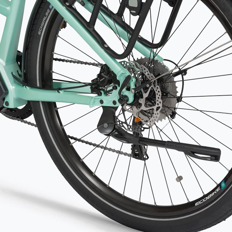 Bicicleta electrică pentru femei EcoBike LX 500/X500 17.5Ah LG verde 1010316 8