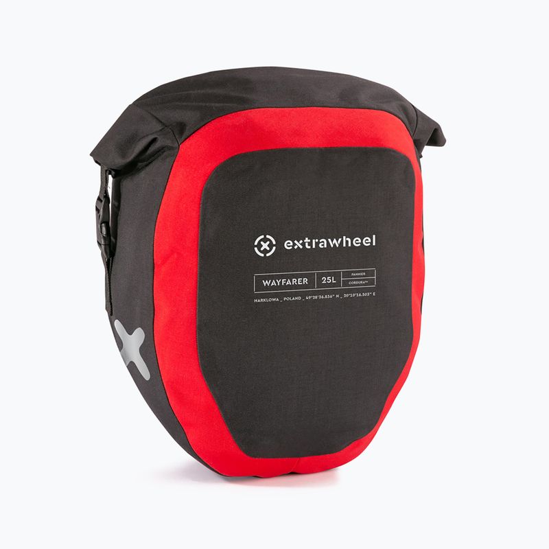 Genți de bicicletă Extrawheel Wayfarer Premium 25L 2 buc. negre E0048 2