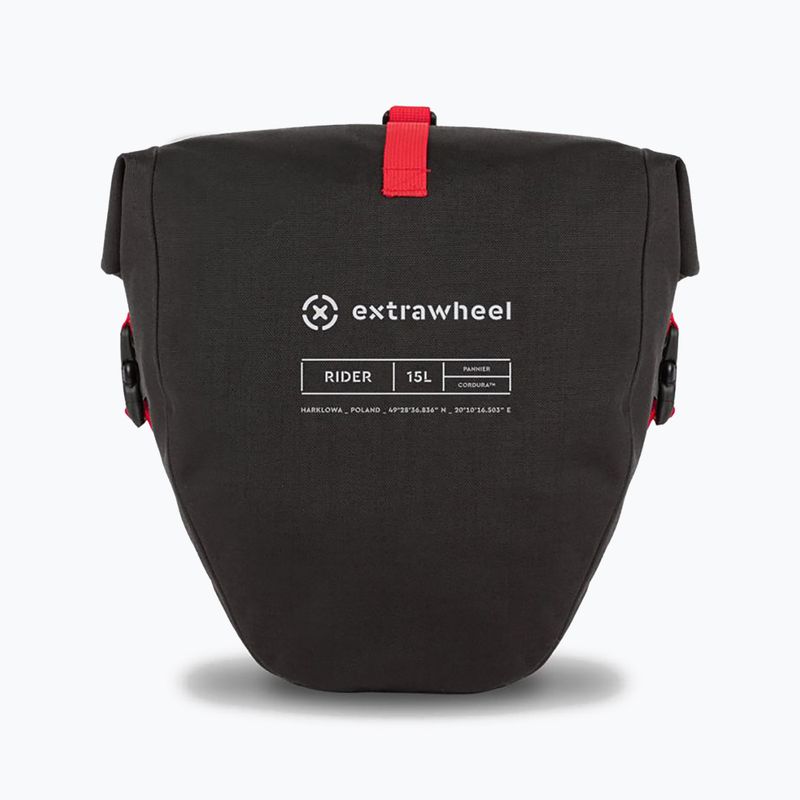 Genți de bicicletă Extrawheel Rider Premium 15L 2 buc. negre E0113 4
