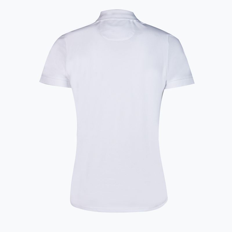 Tricou polo pentru bărbați Pitbull West Coast Polo Slim Logo white 2