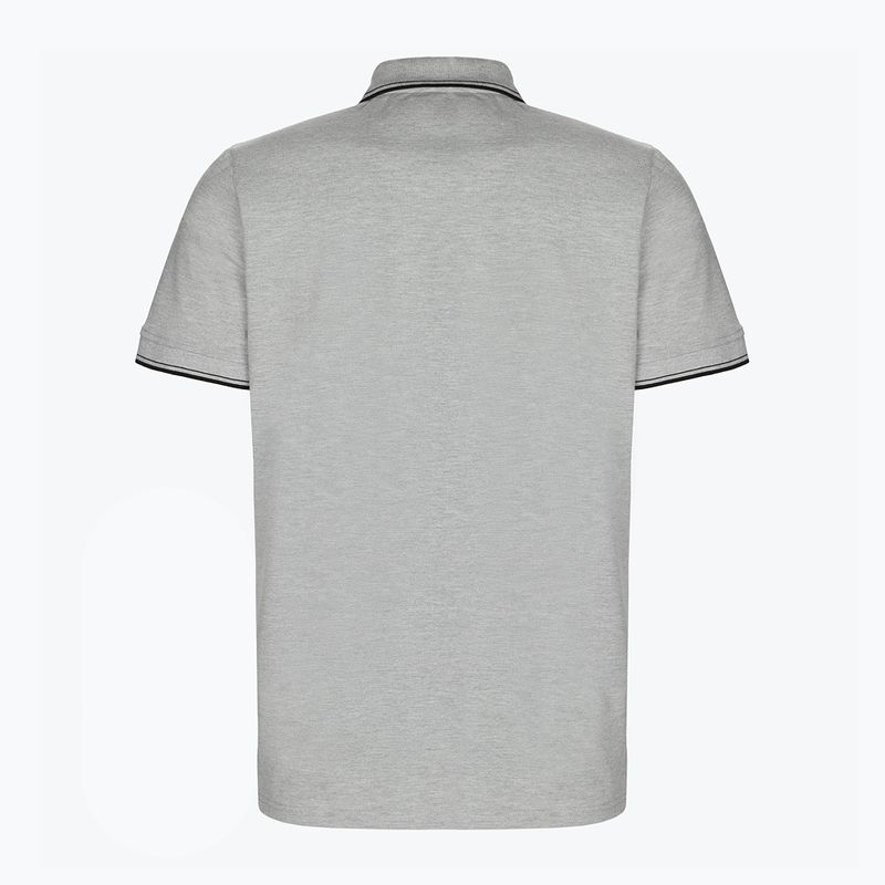 Tricou polo pentru bărbați Pitbull West Coast Polo Slim Stripes grey/melange 2