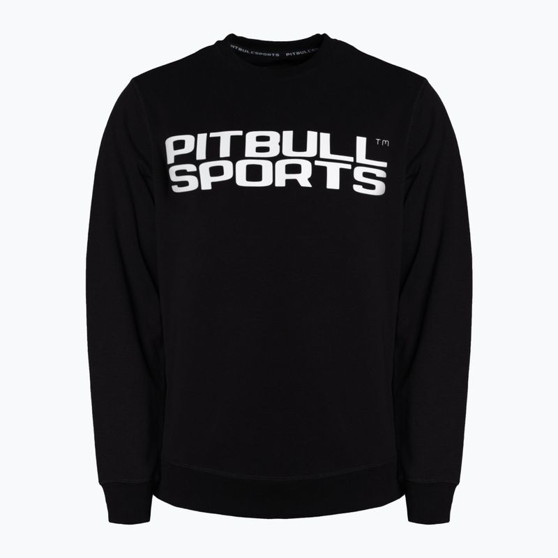 Hanorac pentru bărbați Pitbull West Coast Crewneck Fern black