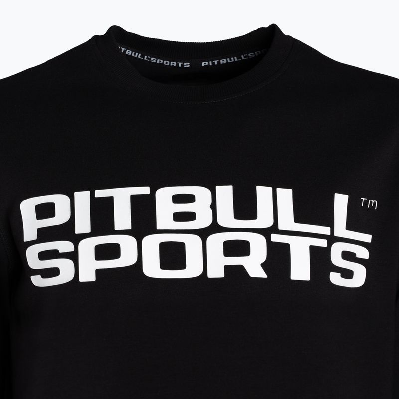 Hanorac pentru bărbați Pitbull West Coast Crewneck Fern black 3