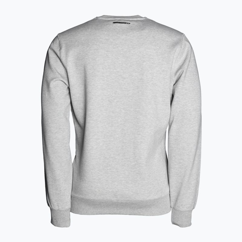 Hanorac pentru bărbați Pitbull West Coast Crewneck Fern grey/melange 2