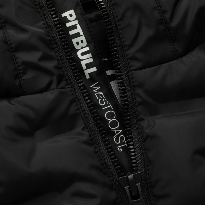 Jachetă de iarnă pentru bărbați Pitbull West Coast Quilted Hooded Carver black 7