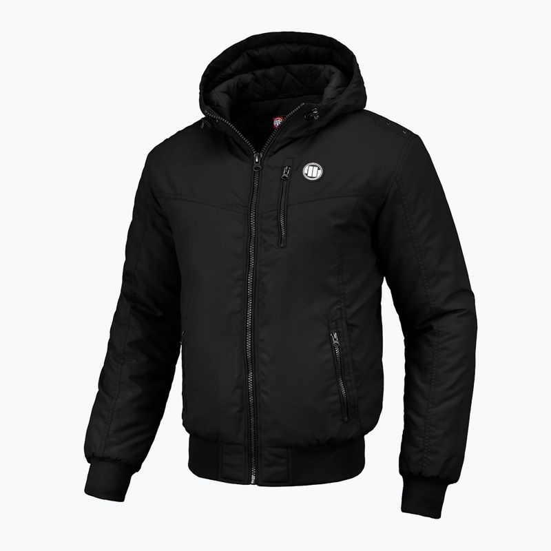 Jachetă de iarnă pentru bărbați Pitbull West Coast Cabrillo Hooded black