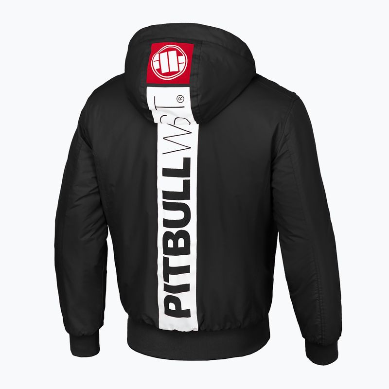 Jachetă de iarnă pentru bărbați Pitbull West Coast Cabrillo Hooded black 2