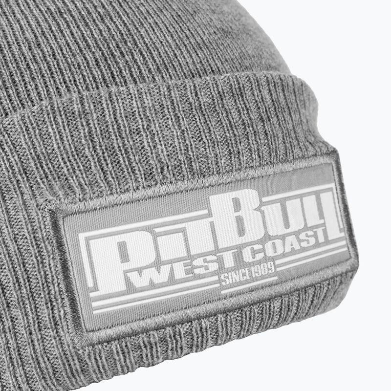 Căciulă de iarnă pentru bărbați Pitbull Beanie One Tone Boxing grey 3