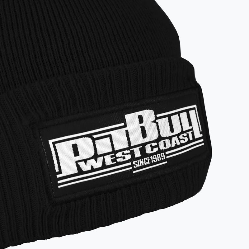 Căciulă de iarnă pentru bărbați Pitbull Beanie One Tone Boxing black 3