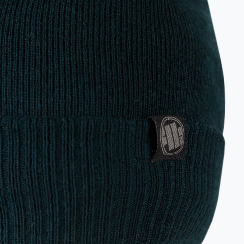 Căciulă de iarnă pentru bărbați Pitbull West Coast Beanie Small Logo dark green 3