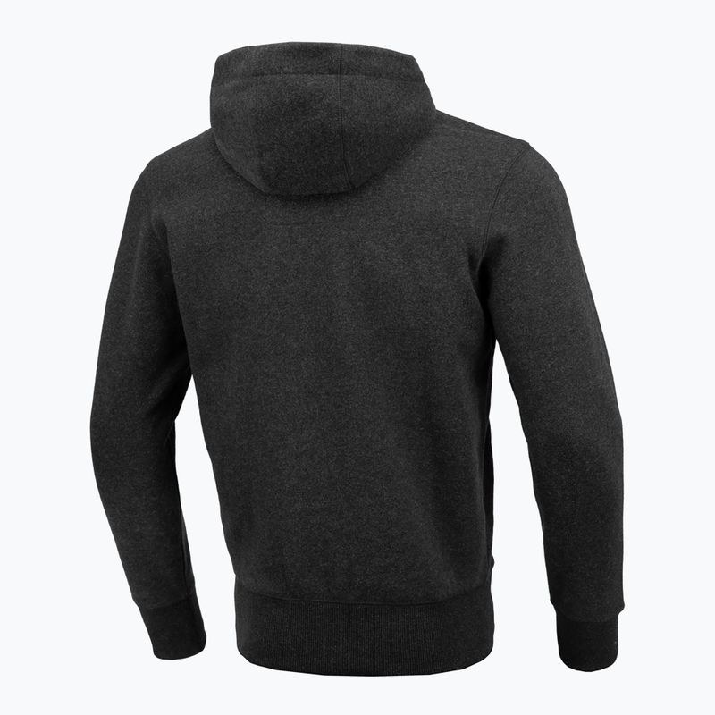 Hanorac pentru bărbați Pitbull West Coast Hooded Oldschool Razor charcoal melange 2