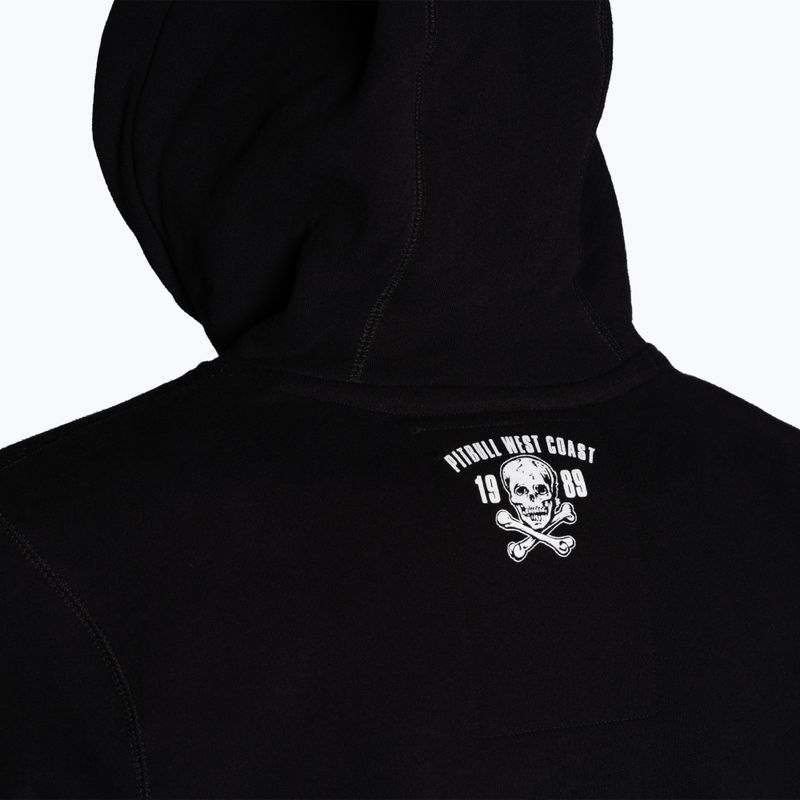 Hanorac pentru bărbați Pitbull West Coast Hooded Oldschool Razor black 4