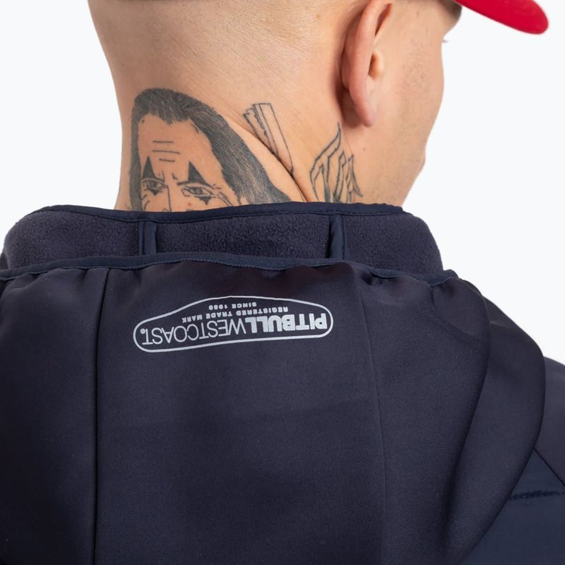 Jachetă cu glugă pentru bărbați Pitbull West Coast Dillard cu glugă Dark Navy 4