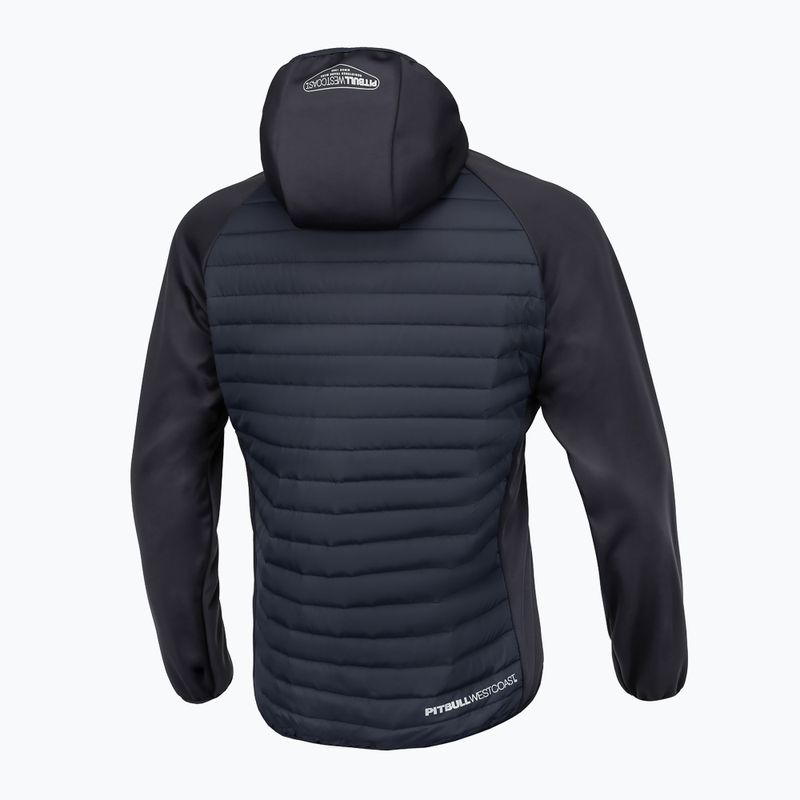 Jachetă cu glugă pentru bărbați Pitbull West Coast Dillard cu glugă Dark Navy 7