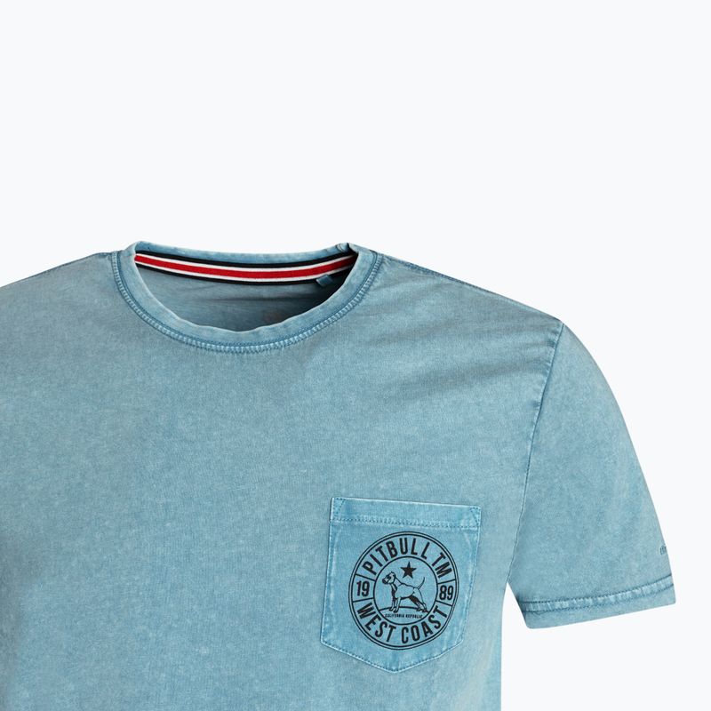 Tricou pentru bărbați Pitbull West Coast T-Shirt Circle Dog light blue 3