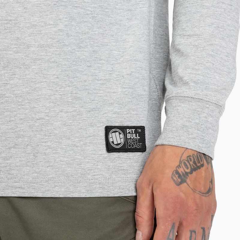 Hanorac pentru bărbați Pitbull West Coast Small Logo Spandex 210 grey/melange 4