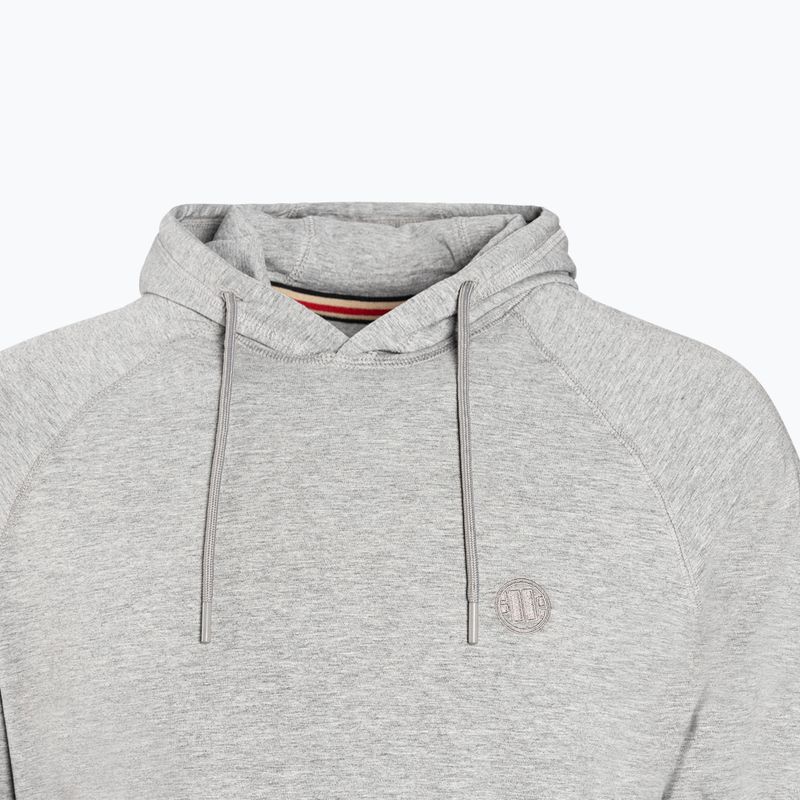 Hanorac pentru bărbați Pitbull West Coast Hooded Small Logo Spandex 210 grey 8