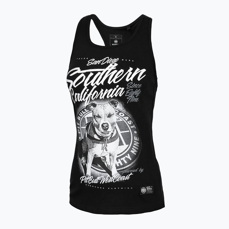 Partea de sus a rezervorului pentru femei Pitbull West Coast Tank Top So Cal 18 black