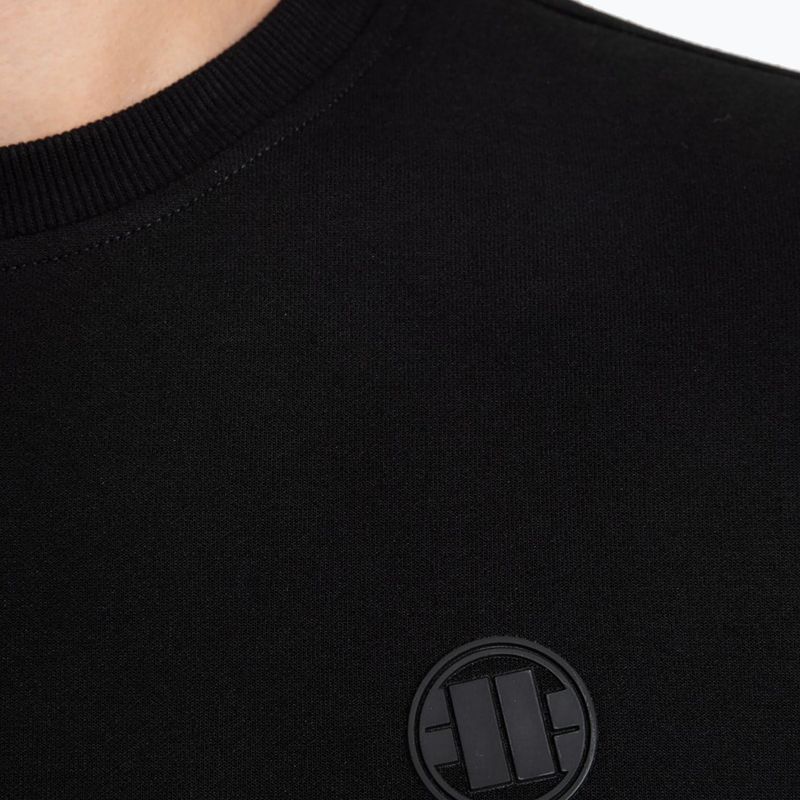 Hanorac pentru bărbați Pitbull West Coast Tanbark Crewneck Sweatshirt black 4