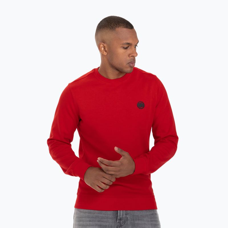 Hanorac pentru bărbați Pitbull West Coast Tanbark Crewneck Sweatshirt red 3