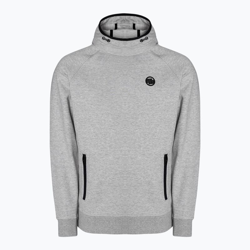 Hanorac pentru bărbați Pitbull West Coast Skylark Hooded Sweatshirt grey/melange