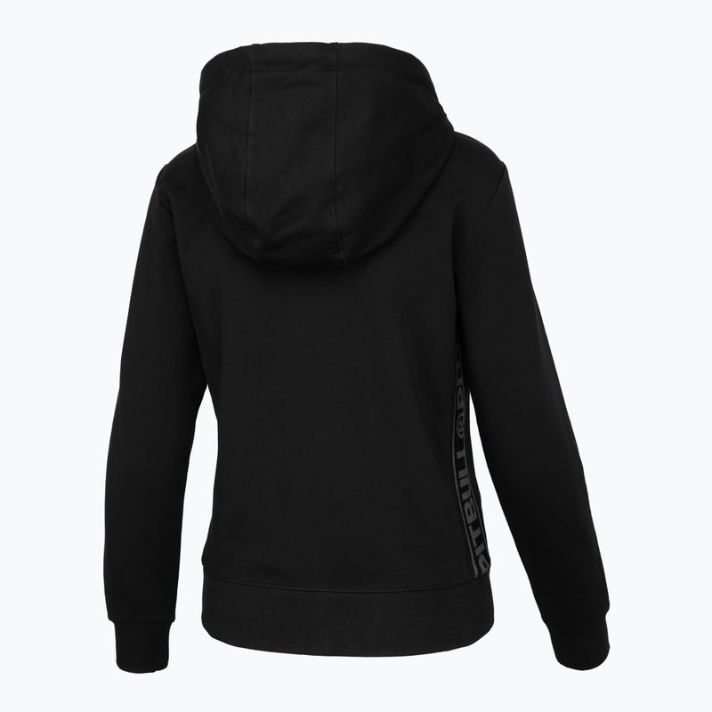 Hanorac pentru femei Pitbull West Coast Hooded Zip French Terry black 2