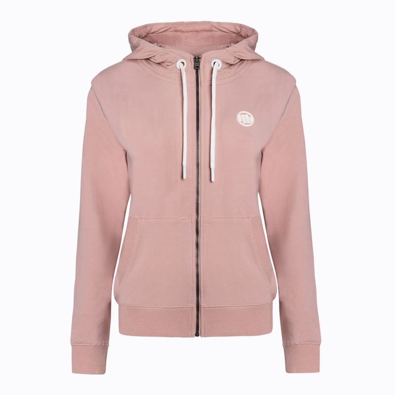 Hanorac pentru femei Pitbull West Coast Hooded Zip French Terry powder pink