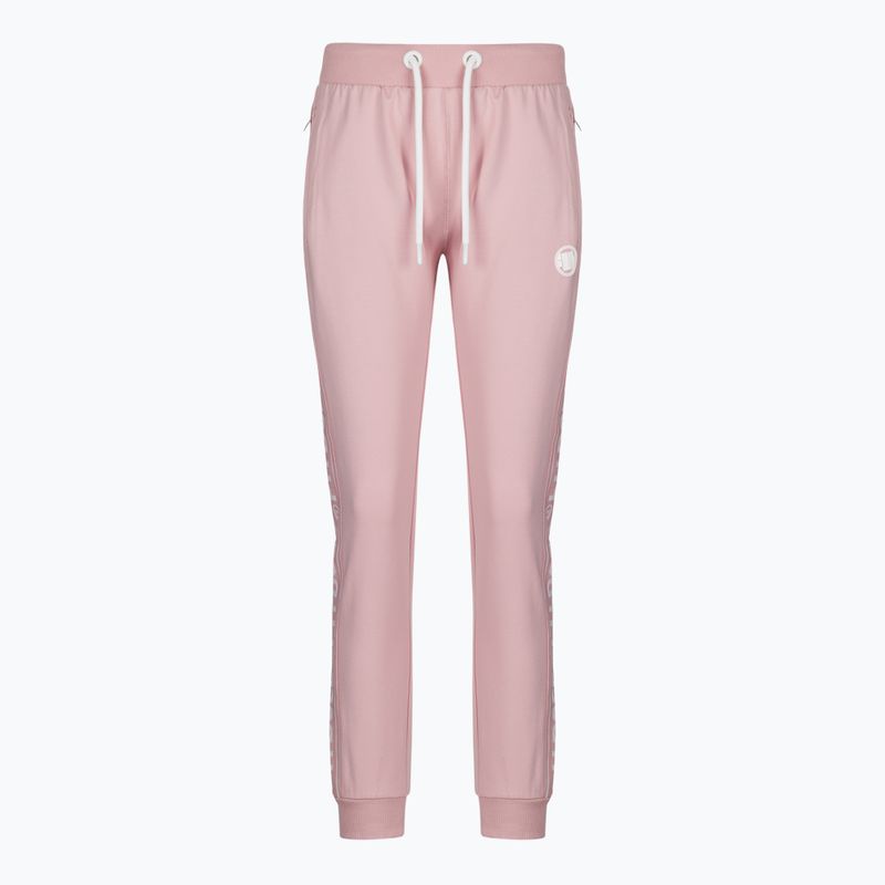 Pantaloni pentru femei Pitbull West Coast Jogging Pants F.T. 21 Small Logo powder pink