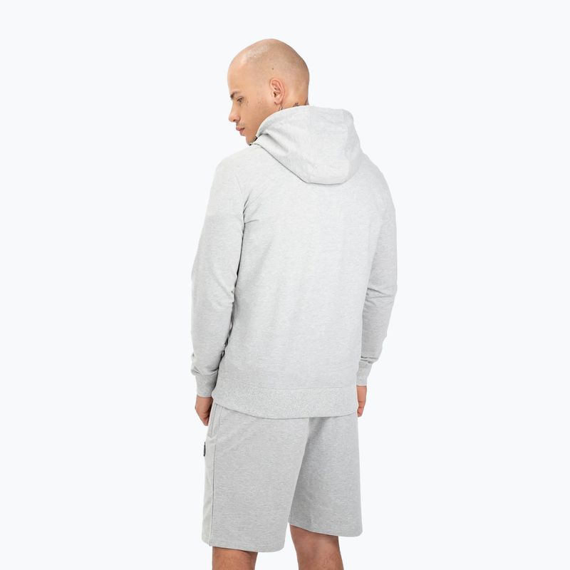 Hanorac pentru bărbați Pitbull West Coast Hooded Zip Small Logo F.Terry 220 grey/melange 3